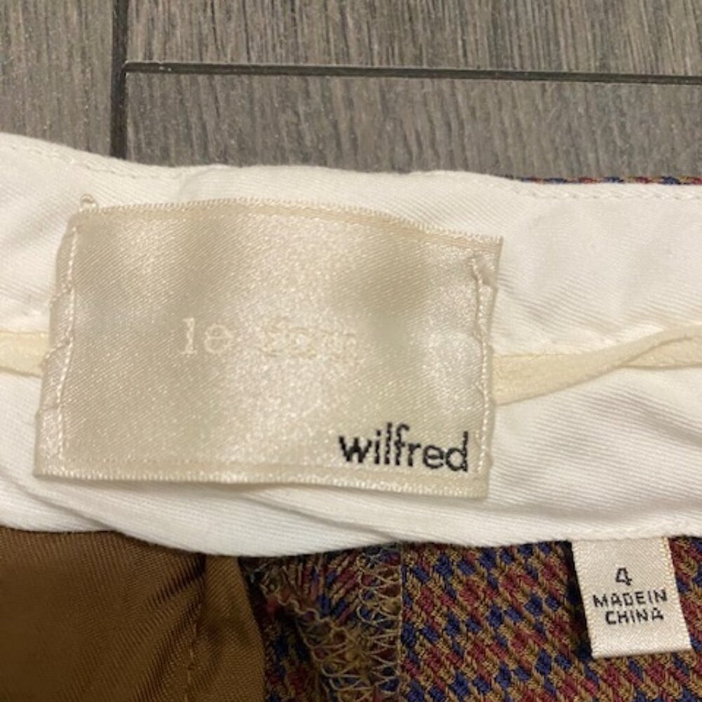Le Fou Wilfred Aritzia High-Waisted Cropped Trouser Size 4 - Picture 6 of 10